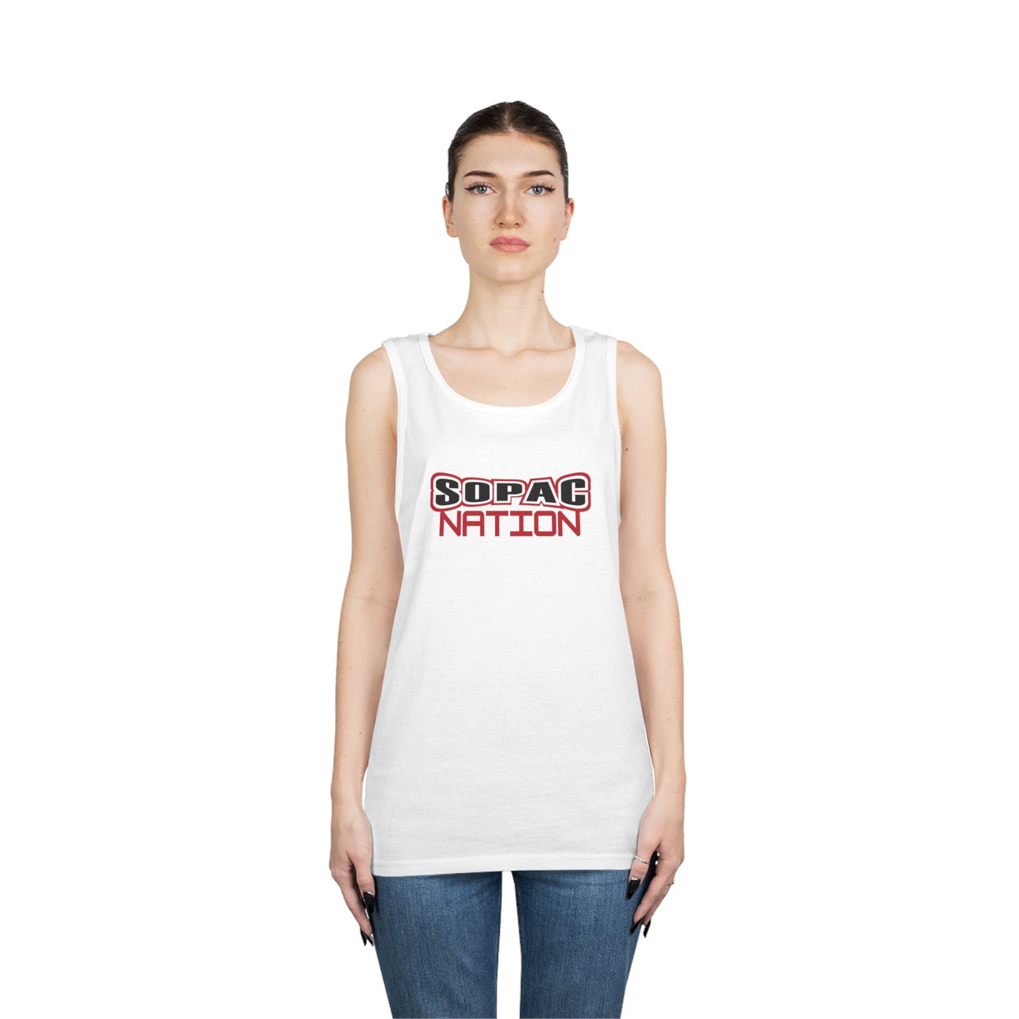 Quitain-Unisex Heavy Cotton Tank Top