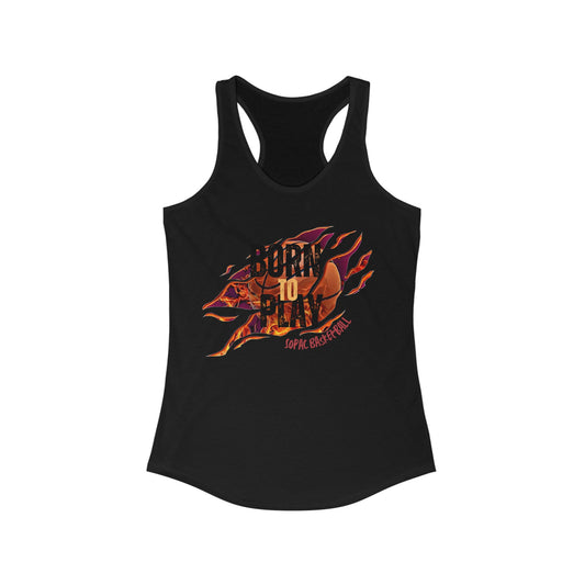 Born to Play-Women's Ideal Racerback Tank