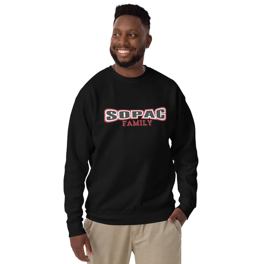 SOPAC Family-Unisex Premium Crew neck Sweatshirt